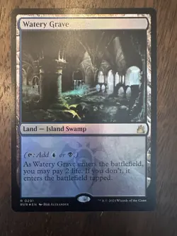 Watery Grave : MTG *FOIL* Ravnica Remastered #0291 / NM - Image 1