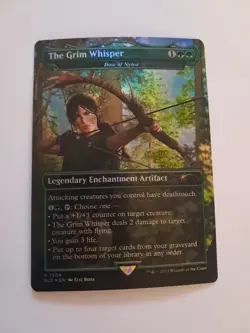 The Grim Whisper FOIL NM/M Secret Lair Tomb Raider MTG Magic the Gathering - Image 2