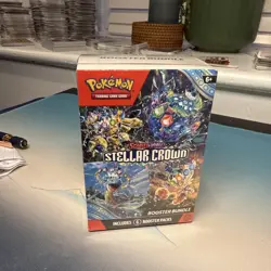 Pokemon Tcg Stellar Crown Scarlet And Violet Booster Bundle 6 Packs New And Seal - Image 1