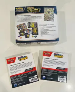 Pokemon Lot Surging Sparks Elite Trainer Box ETB + 2 Booster Bundles NEW - Image 2