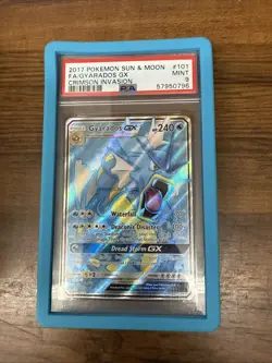 Gyarados Gx 101/111 Crimson Invasion Pokemon PSA 9 - Image 1