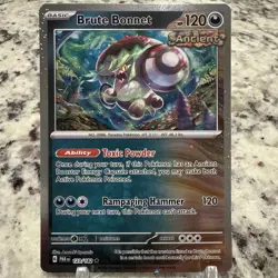 Brute Bonnet 123/182 Cosmos Holo Rare Promo Pokemon Paradox Rift 🔥 - Image 1