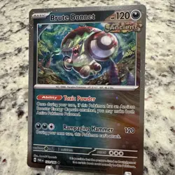 Brute Bonnet 123/182 Cosmos Holo Rare Promo Pokemon Paradox Rift 🔥 - Image 3