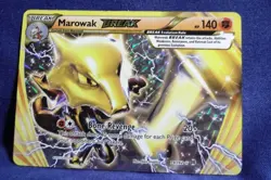 2015 Pokemon XY - BREAKthrough #79/162 Marowak BREAK - VLP - EX+/NM- - Image 1