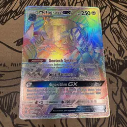 Pokemon 2017 Rainbow Guardians Rising Sun and Moon Secret Metagross GX 157/145 - Image 3