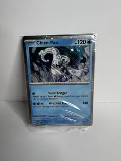 Pokemon TCG Chien-Pao 57/182 Paradox Rift Cosmos Holo Sealed Promo - Image 1