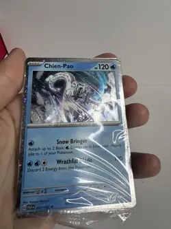 Pokemon TCG Chien-Pao 57/182 Paradox Rift Cosmos Holo Sealed Promo - Image 3