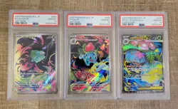 2025 POKEMON JAPANESE MEGA BRAVE BULBASAUR IVYSAUR VENUSAUR EX SEQUENTIAL PSA 10 - Image 1