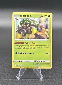 Pokemon TCG Rillaboom Holo 13/72 Rare NM 2021 Shining Fates - Image 2
