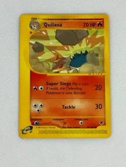 Pokemon TCG Quilava Expedition 91/165 Regular Uncommon NM E-Series VINTAGE - Image 1