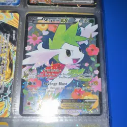 Pokemon Shaymin EX Roaring Skies 106/108 Ultra Rare Full Art Holo 110 HP - Image 1