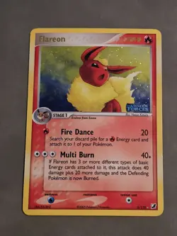 Pokemon 2005 Flareon 5/115 Holo, Unseen Forces. - Image 1