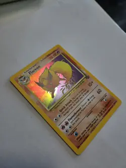 Pokemon Unlimited Flareon Jungle 3/64 Holo Rare NM Cond **SEE PICS** 💎🔥💎🔥 - Image 3