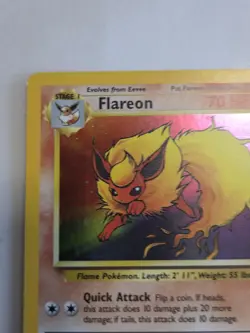 Pokemon Unlimited Flareon Jungle 3/64 Holo Rare NM Cond **SEE PICS** 💎🔥💎🔥 - Image 5