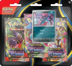 Pokemon TCG Mega Evolution Three-Booster Blister - NEW SEALED - Image 1