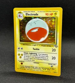 Pokemon TCG Electrode Jungle 2/64 Holo Unlimited Holo Rare LP++ - Image 2