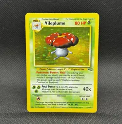 Pokemon Vileplume 15/64 Jungle Holo Unlimited LP - Image 1