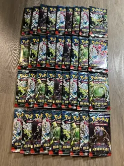 Pokemon Scarlet & Violet Twilight Masquerade Factory Sealed 36 Booster Pack Lot - Image 2