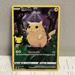 2021 Pokemon Celebrations Pikachu Full Art Holo English 005/025 [LP] - Image 1