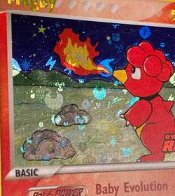 Pokemon Team Rocket Returns Magby 24/109 Reverse STAMPED Holo Rare w/ Swirl; LP - Image 5