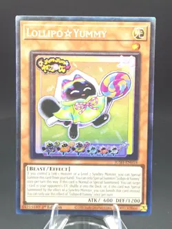Lollipop☆Yummy Collector’s Rare CR 1st Ed JUSH-EN018 Yu-Gi-Oh! - Image 1