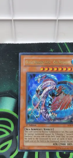 Ocean Dragon Lord Neo-Daedalus SD4-EN001 1st Edition Yu-Gi-Oh Corrected Text - Image 3