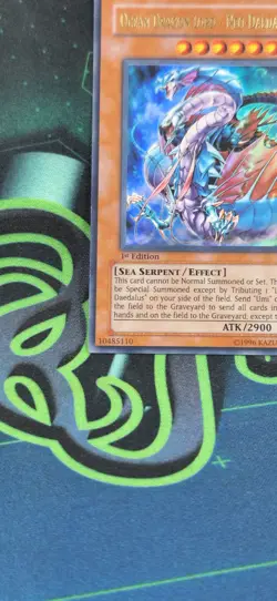 Ocean Dragon Lord Neo-Daedalus SD4-EN001 1st Edition Yu-Gi-Oh Corrected Text - Image 5