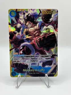 One Piece CCG Monkey D. Luffy OP11-118 SEC - English - PACK FRESH MINT - Image 1