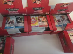 OP-13 One Piece Carrying On His Will 7 Boxes Uncommon and Common Bulk Lot - Image 2
