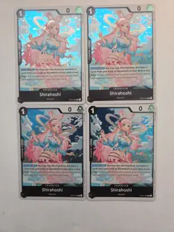 One Piece TCG Shirahoshi OP05-082 Awakening of the New Era English Foil Playset - Image 1