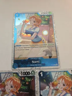 Nami Jolly Roger Foil P-053 One Piece Premium Booster -The Best- English NM X 3 - Image 3