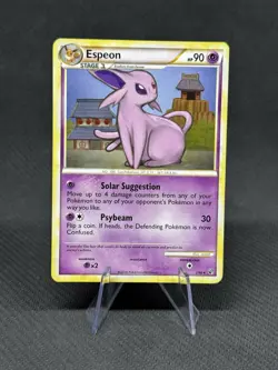 Espeon 2/90 HGSS Undaunted Non Holo Rare NM Pokemon Card - Image 1