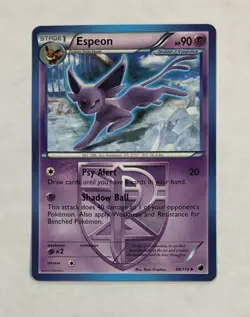 Pokemon ESPEON Card 48/116 Plasma Freeze Uncommon Unlimited Regular Light Play - Image 1