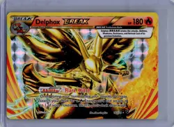 Delphox BREAK 14/124 Pokemon TCG Fates Collide XY Ultra Rare Card NM - Image 1