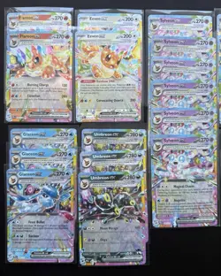 Pokemon TCG Card Lot Ex - Prismatic Evolutions - 57 cards - NEAR MINT - Holos - Image 2