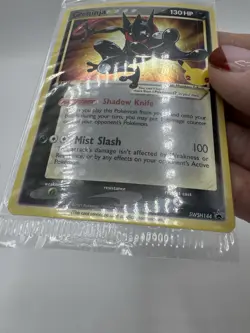 Pokemon TCG Greninja Gold Star SWSH144 Celebrations Black Star Promo Card Sealed - Image 4