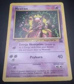 Mewtwo Pokemon Trading Card 1999 Wizards Black Star Promos - Image 1