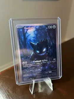 Pokemon TCG Gengar 👿 Custom Made - Fan Art Card SIR Holo, “Moonlit Gengar” - Image 5