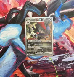 Pokemon TCG N's Zoroark EX Holo Card 185/159 Sv09: Journey Together - Image 2