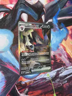 Pokemon TCG N's Zoroark EX Holo Card 185/159 Sv09: Journey Together - Image 4