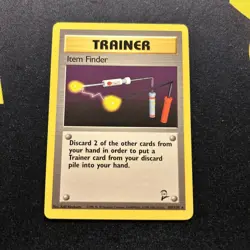 Item Finder 103/130 NM/LP -Vintage Rare Pokemon Card- Base Set 2 (7q) - Image 1
