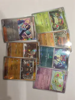 Pokemon TCG Black Bolt Pokeball Holo 7 Card Lot Rare Uncommon Common NM - Image 1