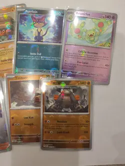 Pokemon TCG Black Bolt Pokeball Holo 7 Card Lot Rare Uncommon Common NM - Image 3