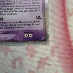 Pokemon TCG Deoxys EX (Attack) Holo Rare Card 98/107 - Image 5