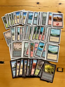 125x Mixed Lot of Foreign Cards, lands, etc; MTG Magic the Gathering - Image 1