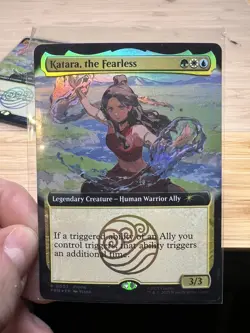 SDCC MTG Katara, The Fearless Avatar Promo Card 2025 - Near Mint - Image 1