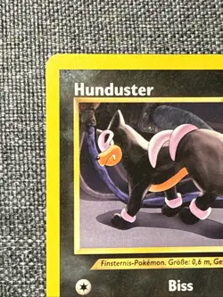 German Hunduster Houndour 39/75 Neo Discovery Pokemon Card Unlimited NM - Image 3