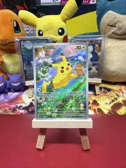 Pikachu 088 Sv: Scarlet & Violet Promo Cards Holo plus free bonus card🔥 - Image 1