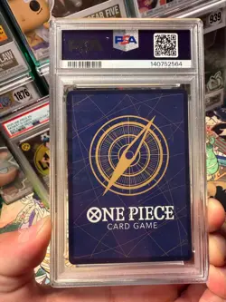 Monkey D. Luffy P-037 PR RARE Gen Con Foil 2023 One Piece Card English PSA 10 - Image 2