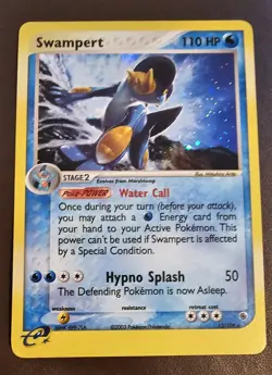 Swampert 13/109 Ruby and Sapphire Holo Pokemon Card 🔥 - Image 1
